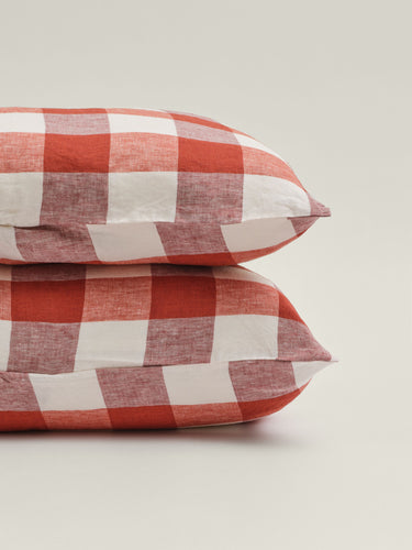 Standard Pillowcase Set - Paprika