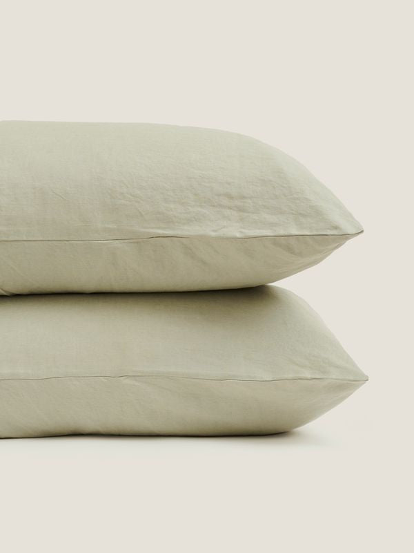 Standard Pillowcase Set - Sage