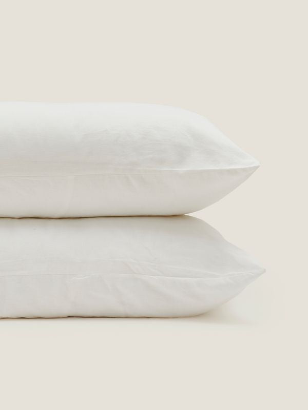 Standard Pillowcase Set - White