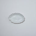 Ruffle Rectangle Platter - Snow White