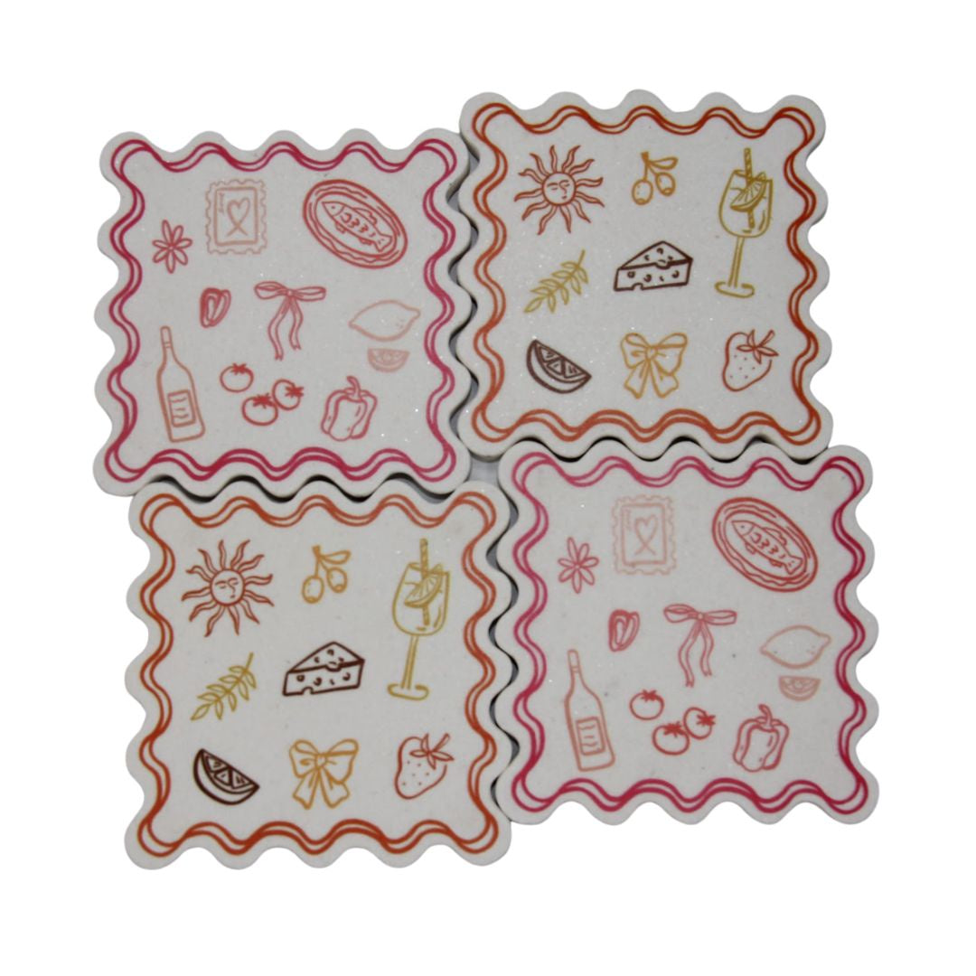Coaster Set - Summer