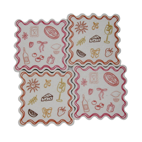 Coaster Set - Summer