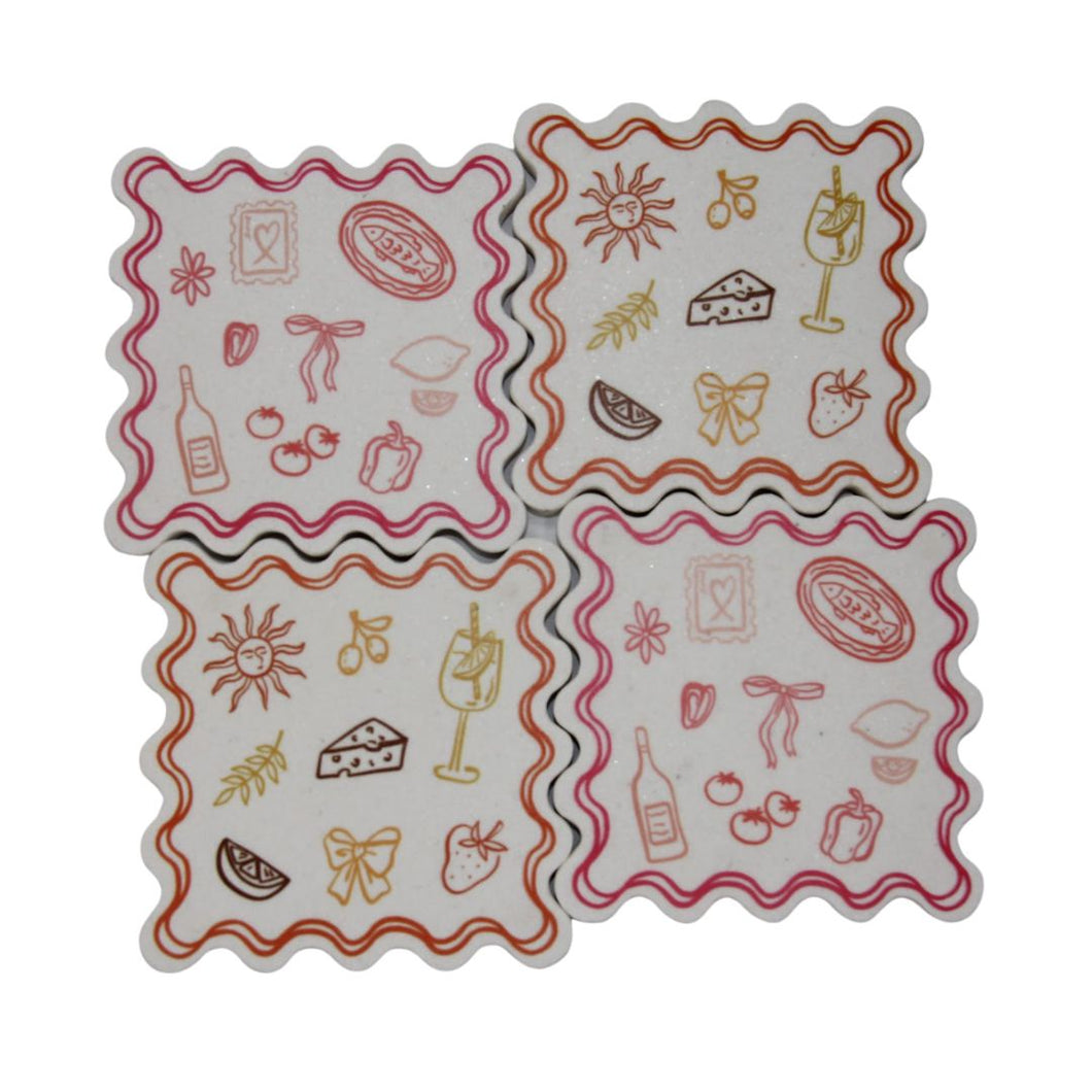 Coaster Set - Summer