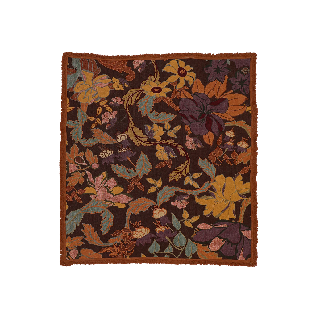 Flora Throw - Plum