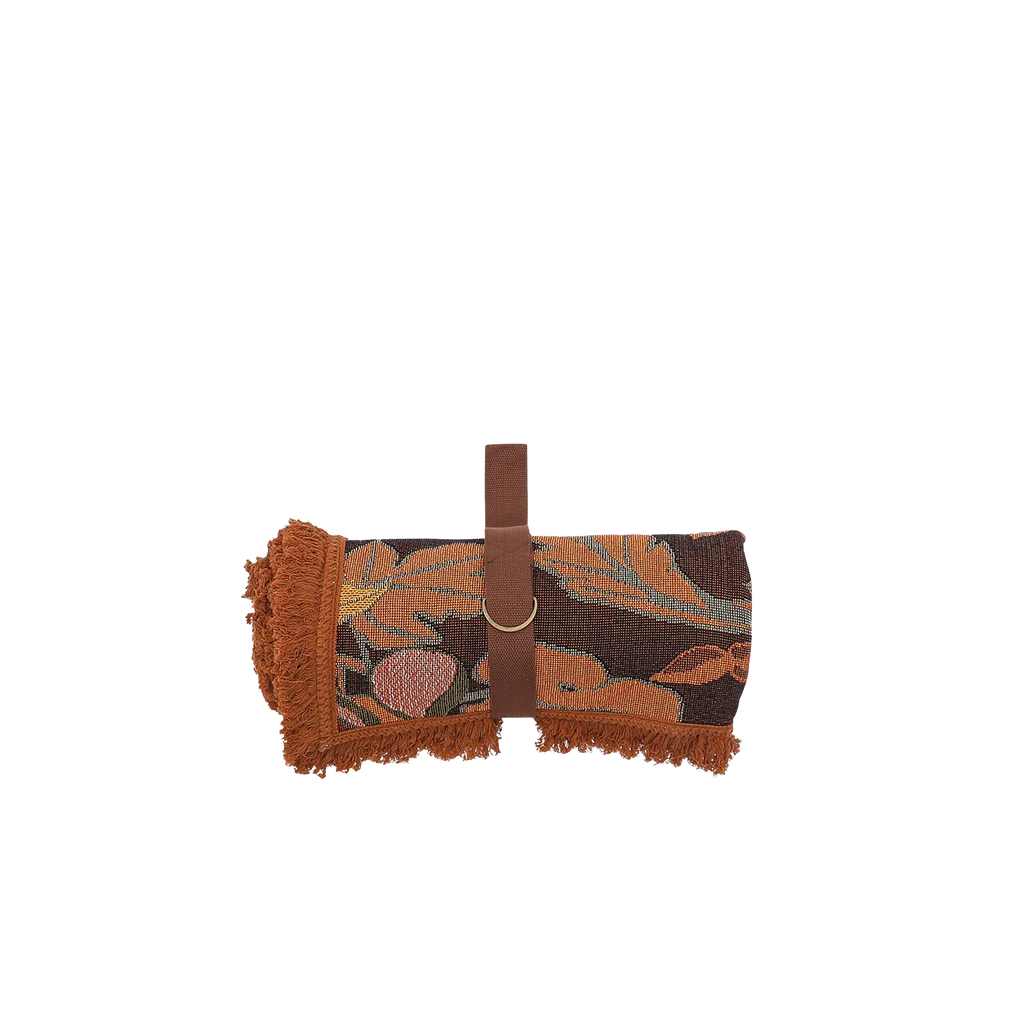Flora Throw - Plum