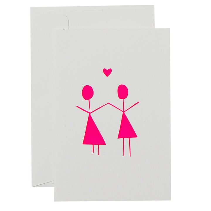 Card - Girl Girl Heart