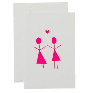 Card - Stick Bride & Bride