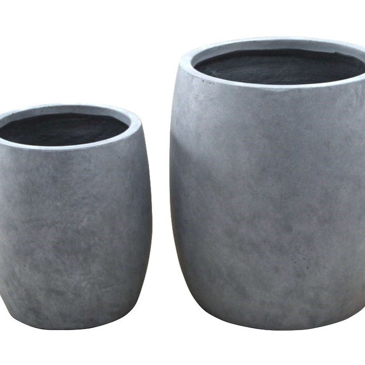 Light Grey Round Pot