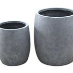 Light Grey Round Pot