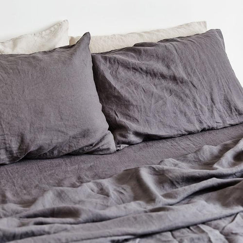 Fitted Sheet - Charcoal