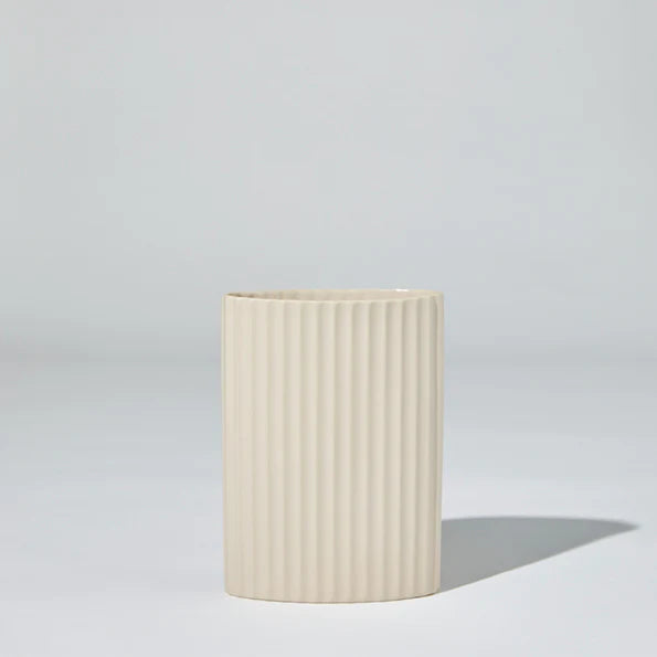 Ripple Oval Vase - Medium