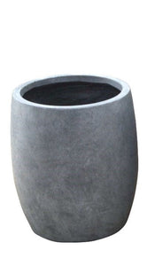 Light Grey Round Pot