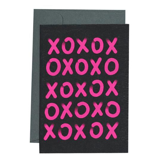Card - Gradient Hugs & Kisses