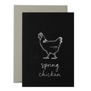 Card - Sketchy Spring Chicken