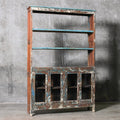 Vintage Indian Shelf Cabinet Glass