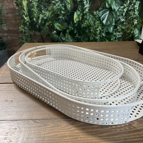 White Serving Trays