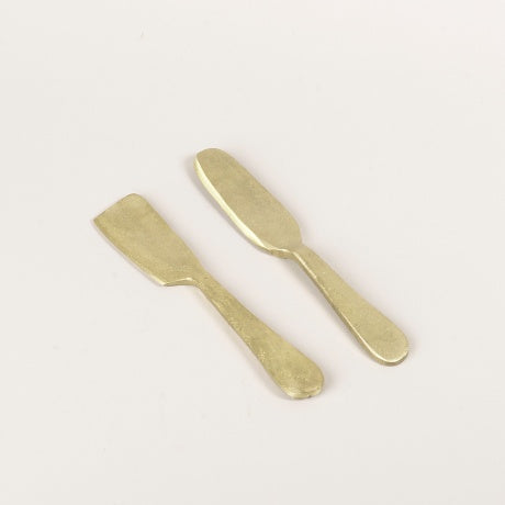 Antique Brass Cheese Knives
