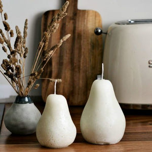 Pear Candle - Ivory