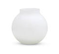 Opal Ball Vase - White