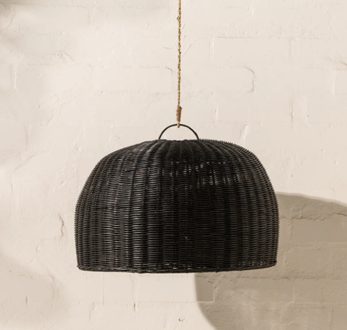 Natia Dome Pendant - Black