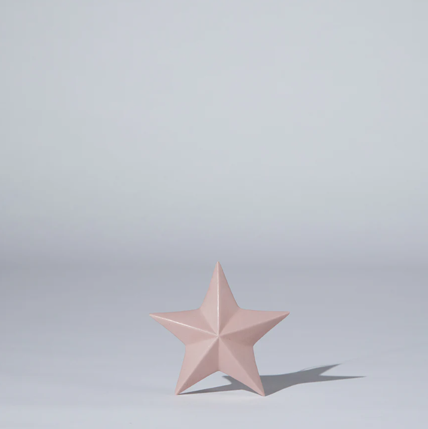 Star Decoration Small - Icy Pink