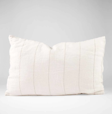 Carter Pillowcase - White/Natural