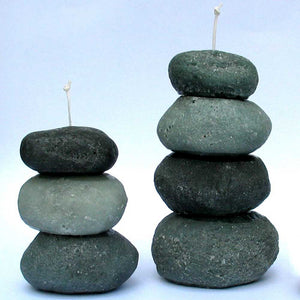 Stone Cairn Candle