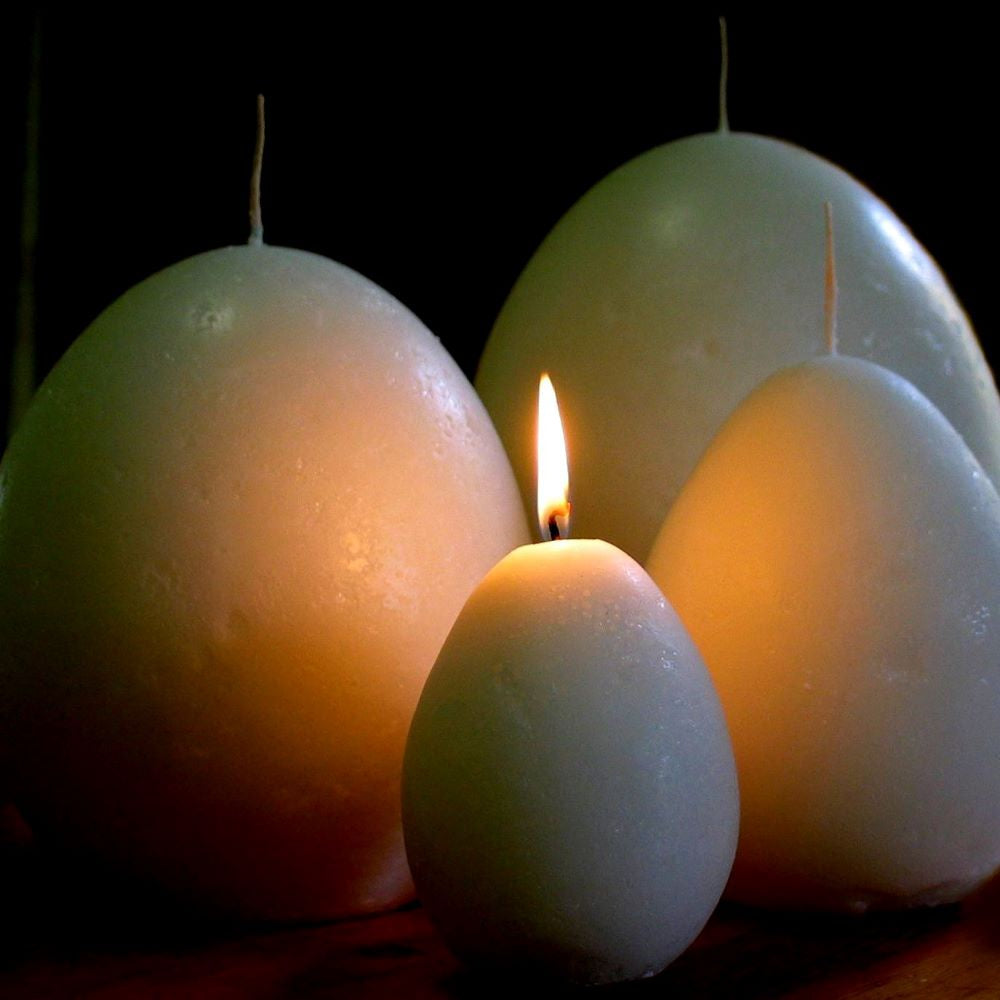 Egg Candle - Ivory