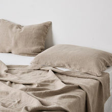 Heavy Linen Pillowcase Set - Natural