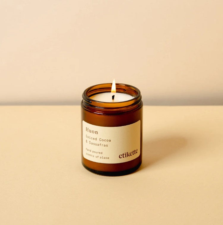 Candle - Huon In Spiced Cocoa & Sassafras