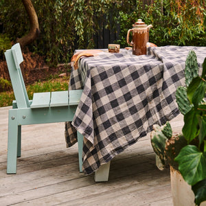 Tablecloth - Licorice Gingham