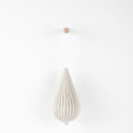 Alaska Hanging Porcelain Teardrop - Putty