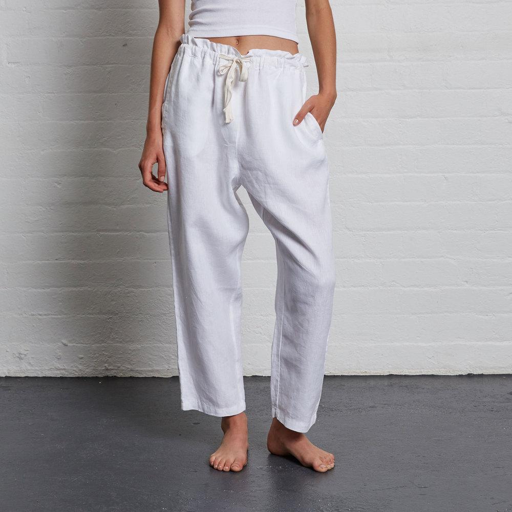 Womens Pants - White